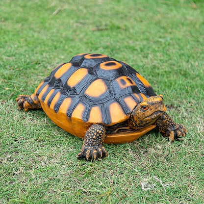14.9-inch Outdoor Sea Turtle Statue Decoration, Large Lifelike Turtle Sculpture for Outdoor Garden, Courtyard Lawn, Lawn Landscape, Swimming Pool Decoration, Housewarming Gift