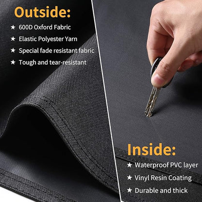 SUPJOYES Grill Cover for Traeger Tailgater 20 Series, Heavy Duty Waterproof Wood Pellet BBQ Accessories for Traeger 20 Series, Junior & Tailager Grills, Full Length