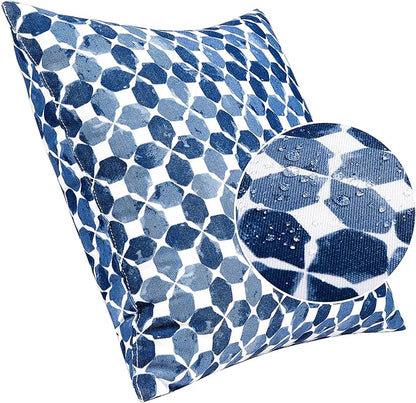 JMGBird Outdoor Pillows Waterproof Set of 2 Outdoor Throw Pillows with Insert Included Pillow 18×18 Inch Patio Pillow for Furniture