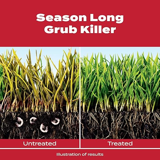 Scotts GrubEx1 Season Long Grub Killer Protects Lawns Up to 4 Months, 5,000 sq. ft., 14.35 lbs. (2-Pack)