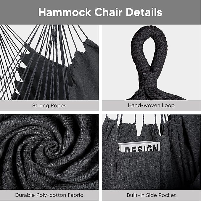 SUNCREAT 2-in-1 Convertible Portable Double Hammock with Stand Included, Outdoor Hammock and Stand, Patent Pending, Sea Blue