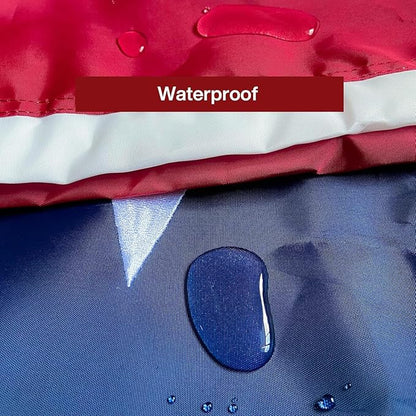 American Flag 20x30 Ft Embroidered Stars, Brass Grommets, Sewn Stripes, Vibrant Colors Outdoor USA Flag Super Tough Tearproof Spun Polyester US Flag, United States Country Flags
