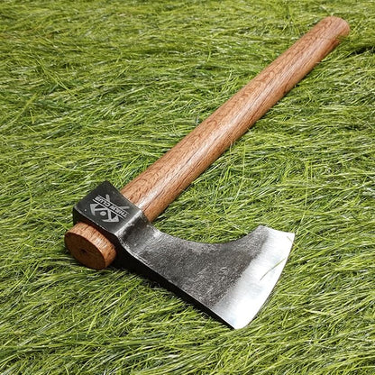 Throwing Axe Set, 16.5" Throwing Tomahawk with 1065 High Carbon Steel & Wooden Handle, Perfect for Axe Throwing Game for Backyard, Competition and Recreation