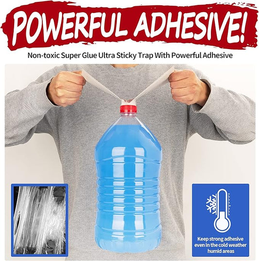 LULUCATCH Cricket Insect Glue Traps - 36 Pack Bug Sticky Traps, Large & Adhesive Spider Scorpion Trap with Pre-Baited Attractant, Highly Effective Glue Boards Indoor, Non-Toxic, Pet Safe Pest Control