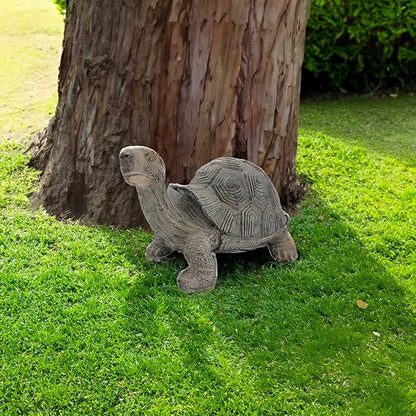 Galt International Tortoise Turtle Garden Statue 18" - Polyresin Outdoor Garden Decor Yard Patio Decoration Animal Sculpture