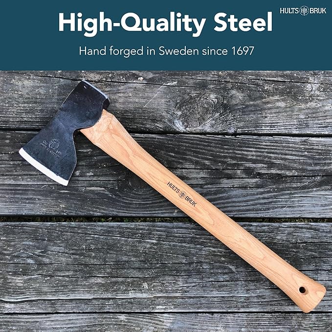 Hults Bruk 840732 Tibro Carpenter Axe - 1.75 lb Head, 20" Handle