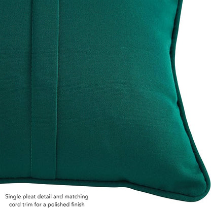 Greendale Home Fashions Sunbrella 20" Square Outdoor Throw Pillow with Removable Cover (Set of 2), Canvas Forest 2 Count