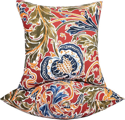 JMGBird Outdoor Throw Pillows Waterproof Set of 2 Patio Pillows 18×18 Inch Decorative Pillow for Bed, Couch, Sofa and Patio Furniture