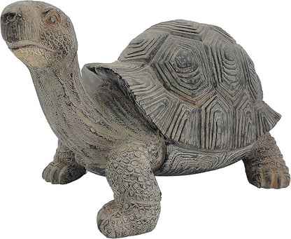 Galt International Tortoise Turtle Garden Statue 18" - Polyresin Outdoor Garden Decor Yard Patio Decoration Animal Sculpture